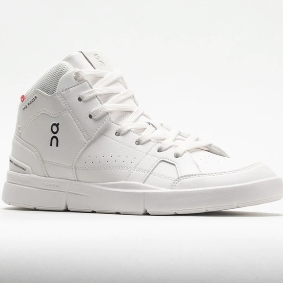 Roger clubhouse mid sneakers  Size USW8 All white Used - Picture 1 of 9